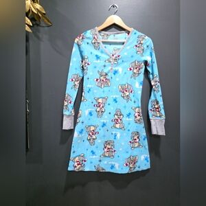 Thumper Bambi Sleepwear Dress Thermal Sz M